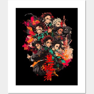 Demon Slayer Charming Characters Posters and Art